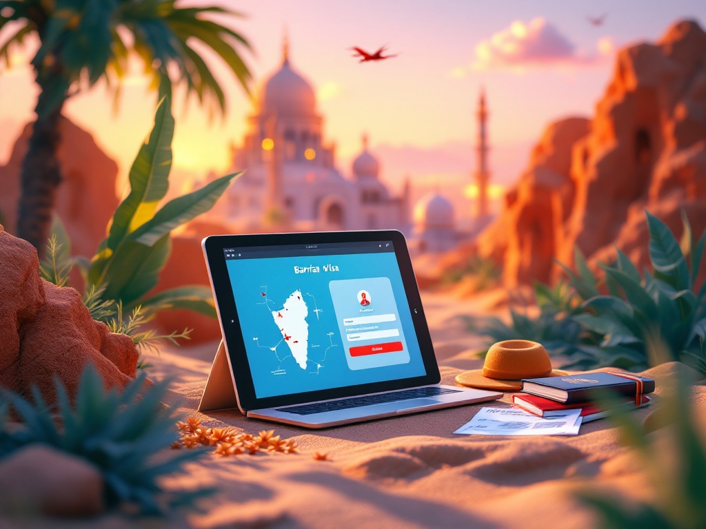 Znaki zapytania związane z FAQ eVisa do Bahrajnu