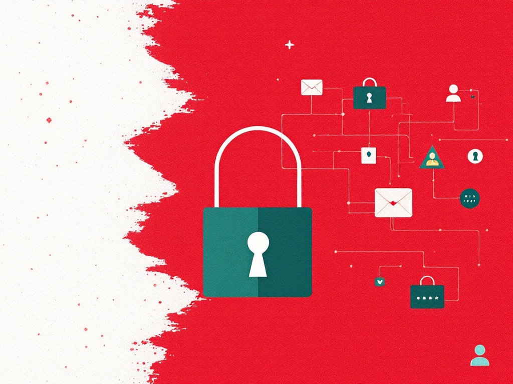 Symbol kłódki reprezentujący politykę prywatności i bezpieczeństwo danych